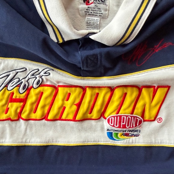 Chase Authentics Navy and Yellow Men's Polo Shirt - Picture 3 of 4